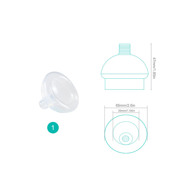 Pet Inhaler Spacer with Silicone Mask & Breathing Indicator