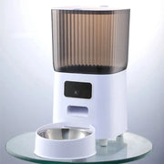 Smart Automatic Pet Feeder with Camera & Voice Control