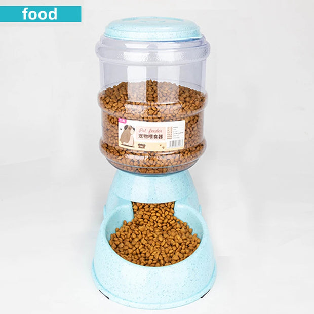 2-in-1 Automatic Pet Feeder with Large Capacity Water Dispenser