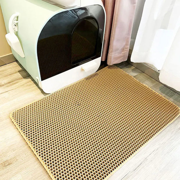 Double-Layer Waterproof Cat Litter Mat