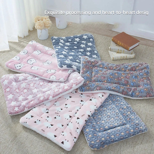CozyFluff™ Flannel Pet Bed & Sleeping Mat