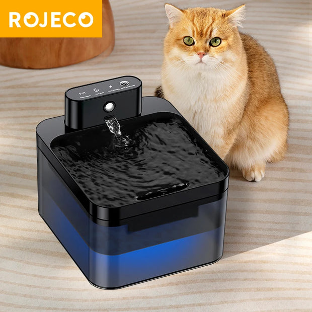 ROJECO Smart Wireless Pet Water Fountain