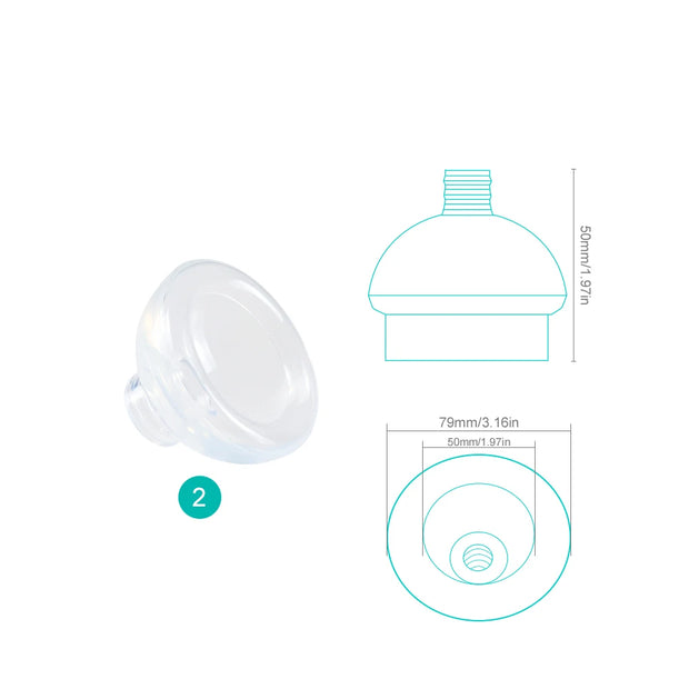 Pet Inhaler Spacer with Silicone Mask & Breathing Indicator