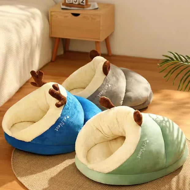 Cozy Paws™ Slipper-Shaped Pet Bed
