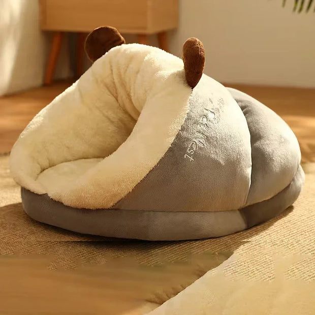 Cozy Paws™ Slipper-Shaped Pet Bed