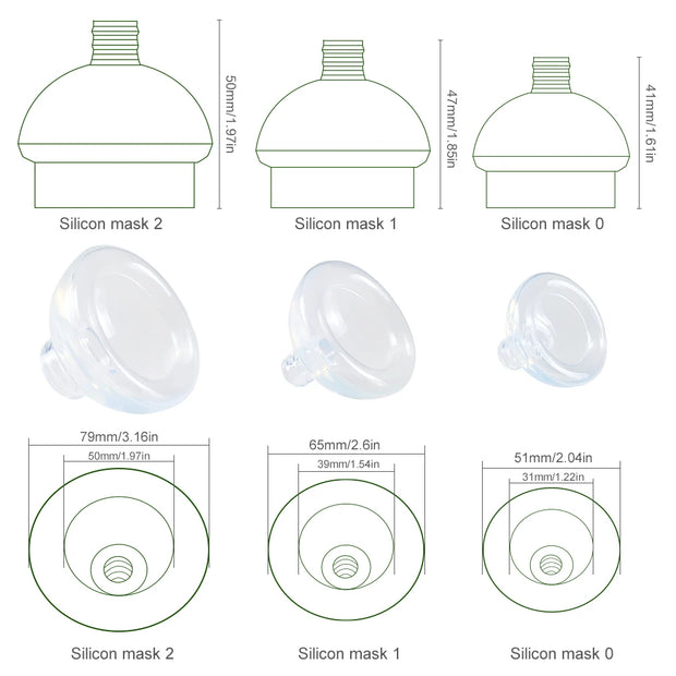 Pet Inhaler Spacer with Silicone Mask & Breathing Indicator