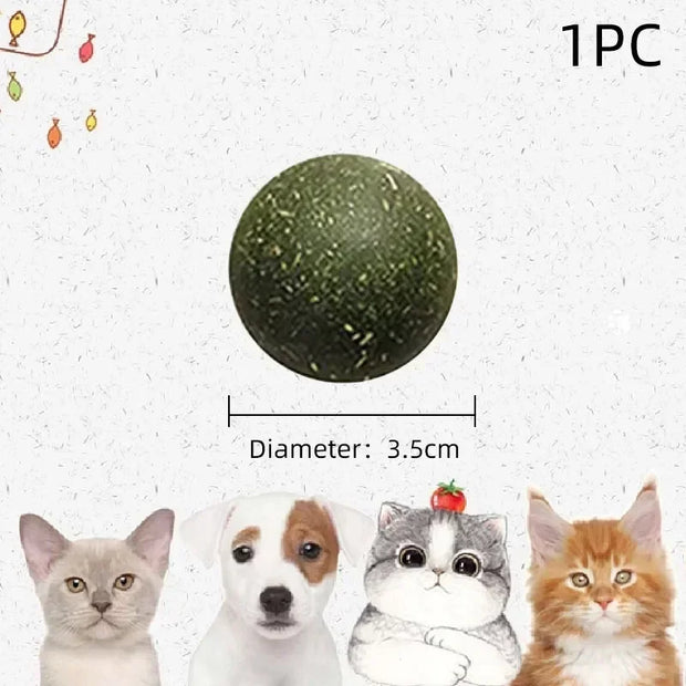 Edible Catnip Ball Toy