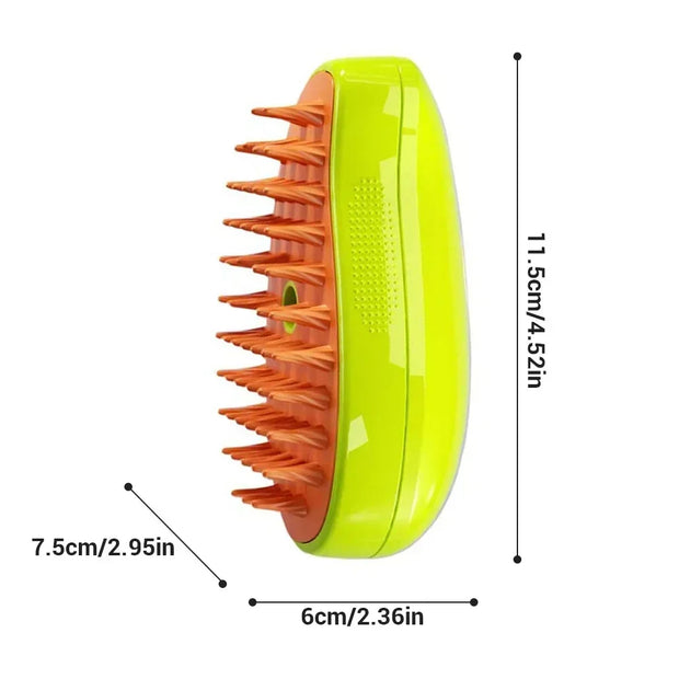 3-in-1 Pet Grooming Glove & Steam Brush