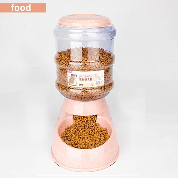 2-in-1 Automatic Pet Feeder with Large Capacity Water Dispenser