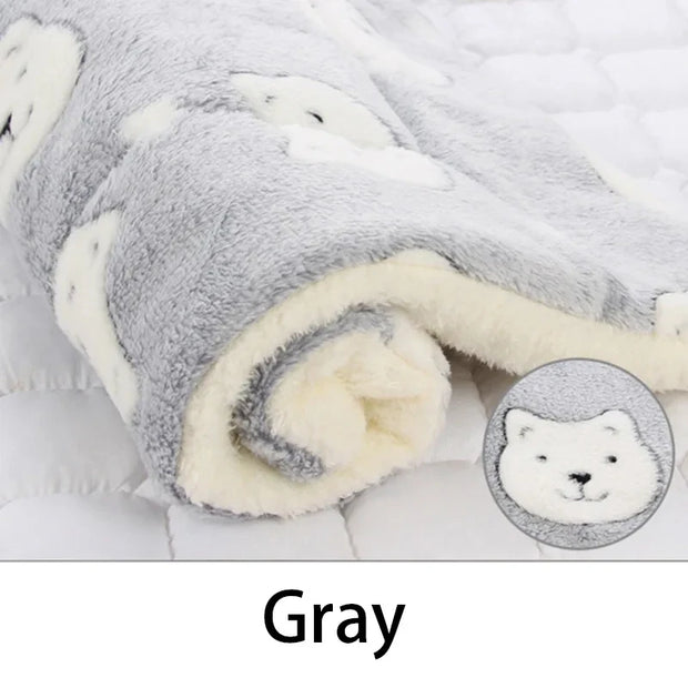 CozyFluff™ Flannel Pet Bed & Sleeping Mat
