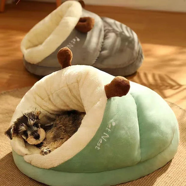 Cozy Paws™ Slipper-Shaped Pet Bed