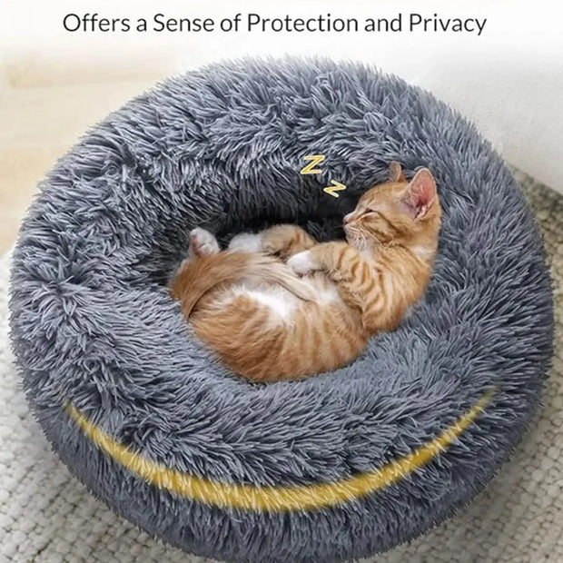 CozyPaws™ Calming Plush Pet Bed